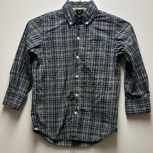 GAP Kid's Plaid Button-Down Shirt Size Small (6-7)